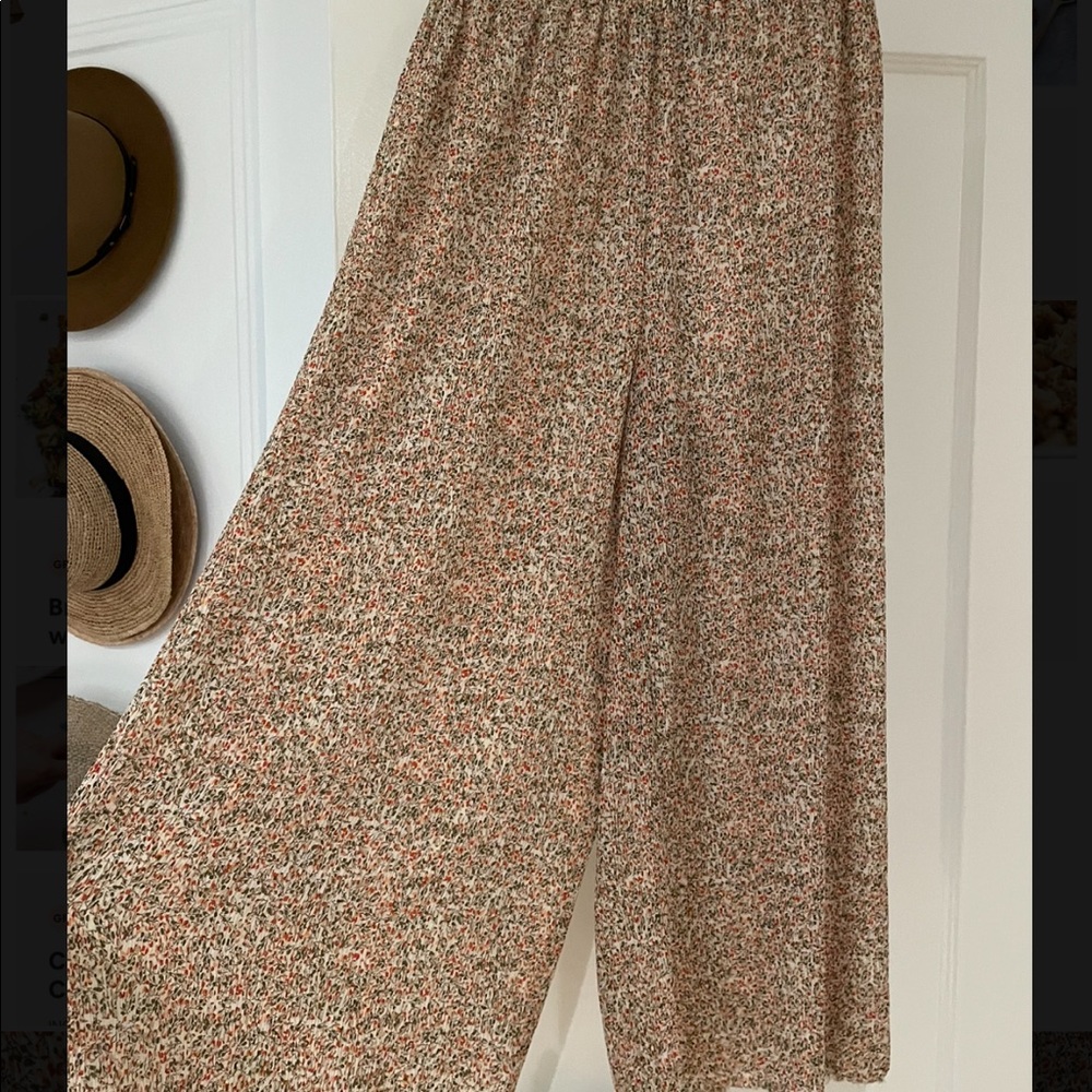 Minkpink floral flowy pants